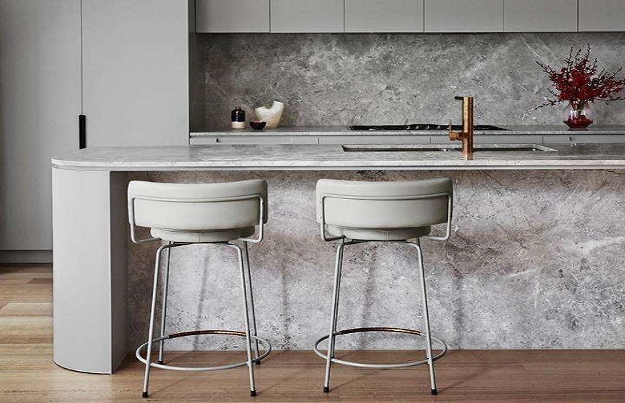 Our selection of designer bar stools for a convivial kitchen